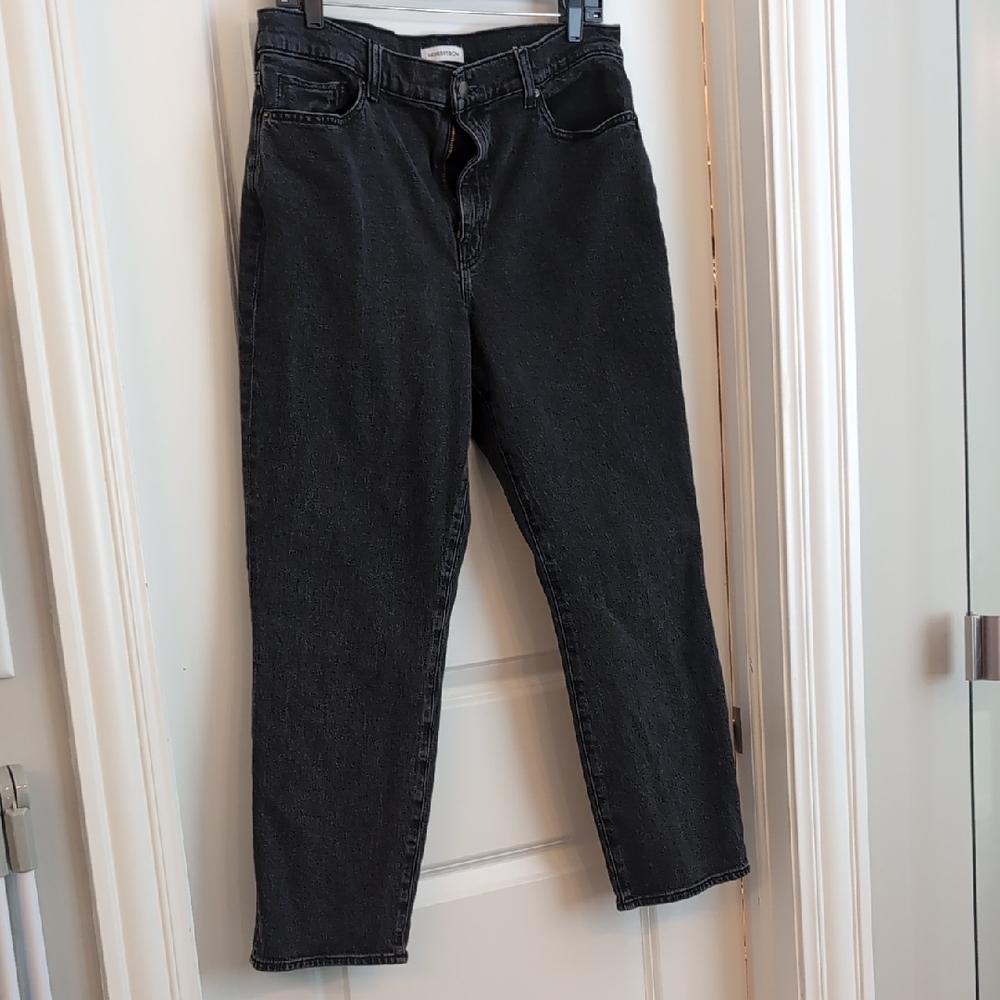 Nordstrom Women's Straight Leg Jeans in Charcoal